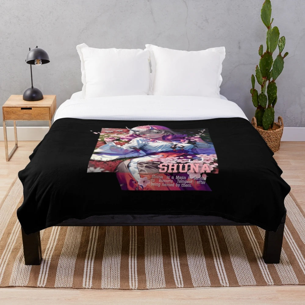Tensei Shitara Slime anime-inspired plush blanket