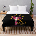 Soft and plush blanket featuring a moon design inspired by the anime series Sailor Moon
