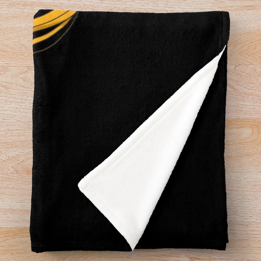 Soft and plush blanket featuring a moon design inspired by the anime series Sailor Moon