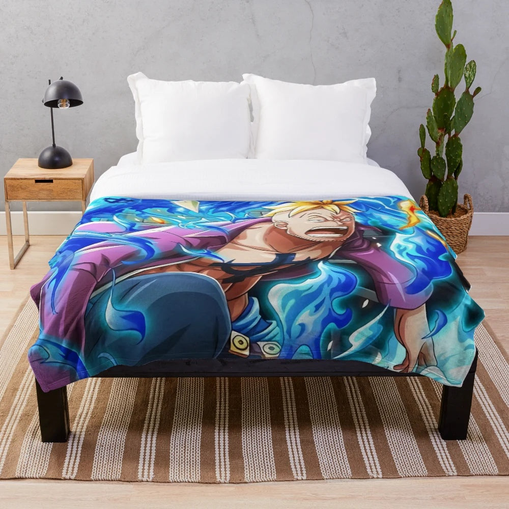 One Piece inspired Phynix plush blanket