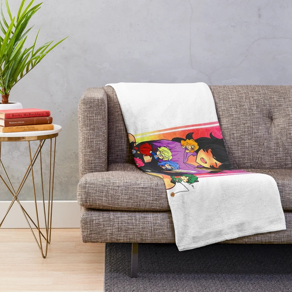 Soft and snuggly aphmau-inspired plush blanket