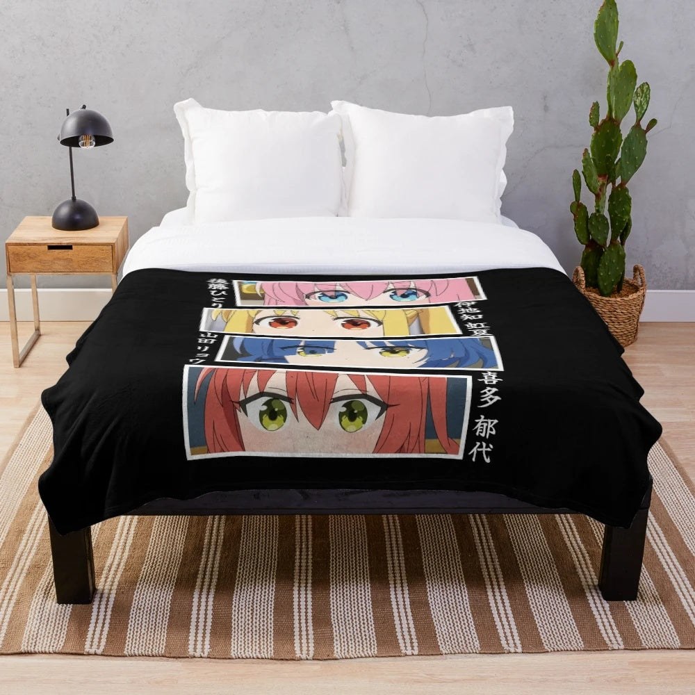 Bocchi the Rock Inspired Plush Blanket