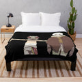 Anime plush blanket depicting Fushi, the main character from the series "To Your Eternity