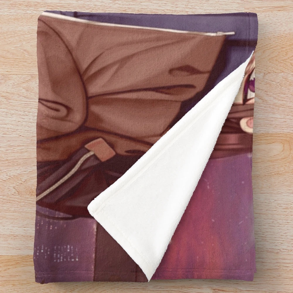 Komi Can't Communicate anime character plush blanket