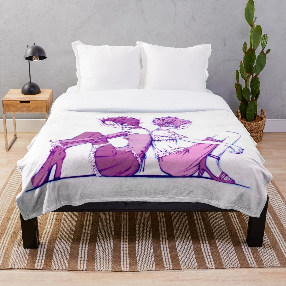Soft and cuddly anime-inspired plush blanket featuring the Nana anime series