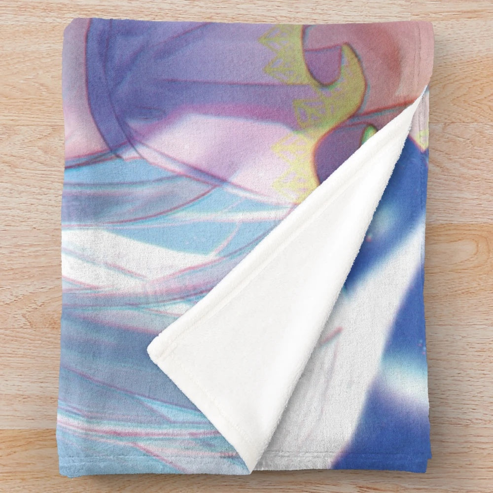 Yoisaki Kanade and friends anime-inspired plush blanket