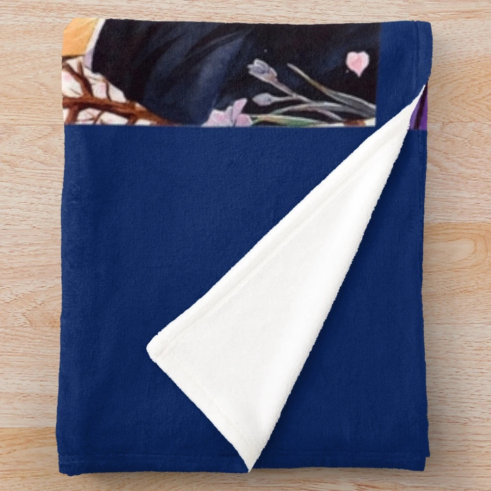 Soft and Plush Anime Themed Blanket Featuring Yona and Hak from Yona of the Dawn