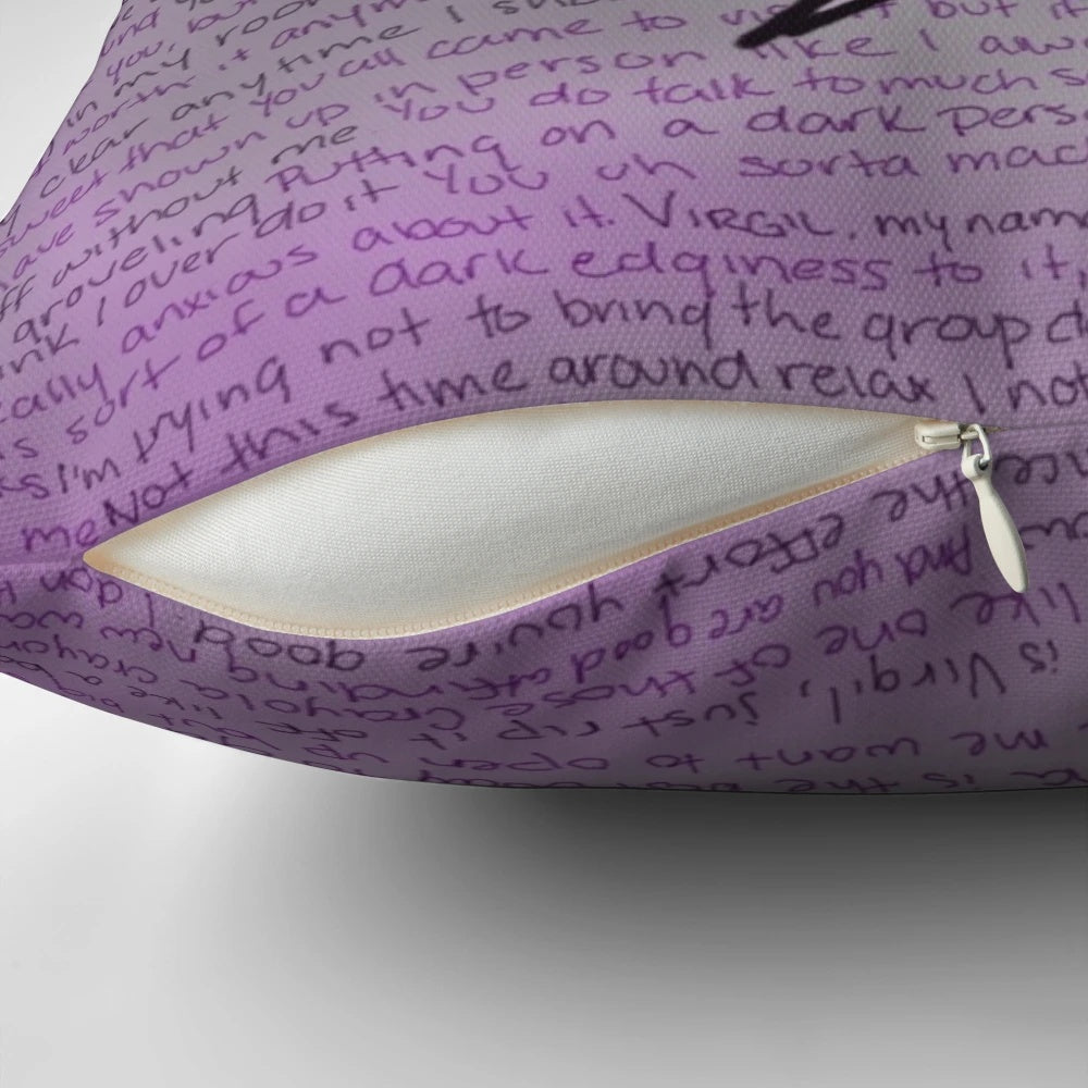 Soft, plush pillow featuring the character Virgil Sanders from the Sanders Sides series.