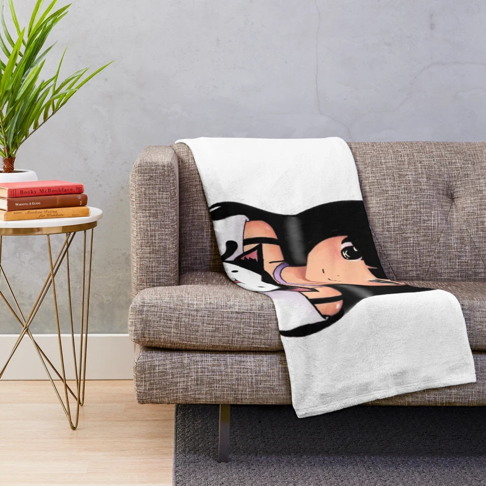 Soft and cuddly Aphmau-inspired plush blanket