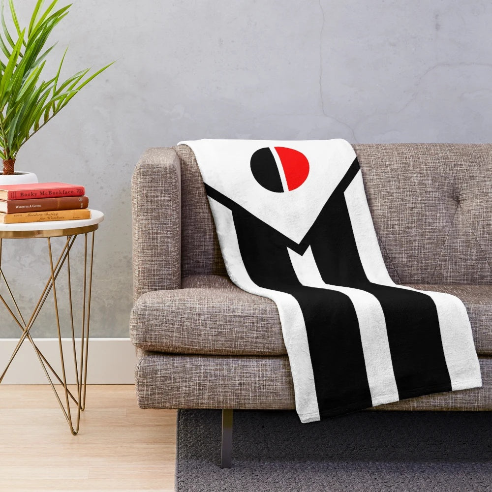 Arapaho nation flag inspired plush blanket