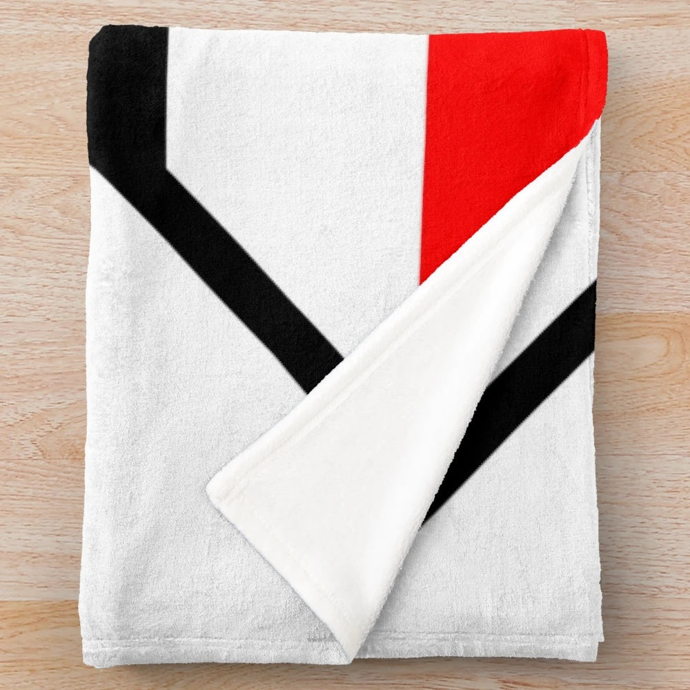 Arapaho nation flag inspired plush blanket