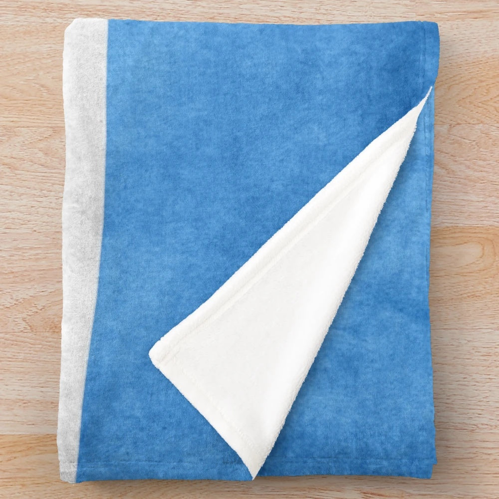 Argentinian flag plush blanket with the national flag of Argentina design
