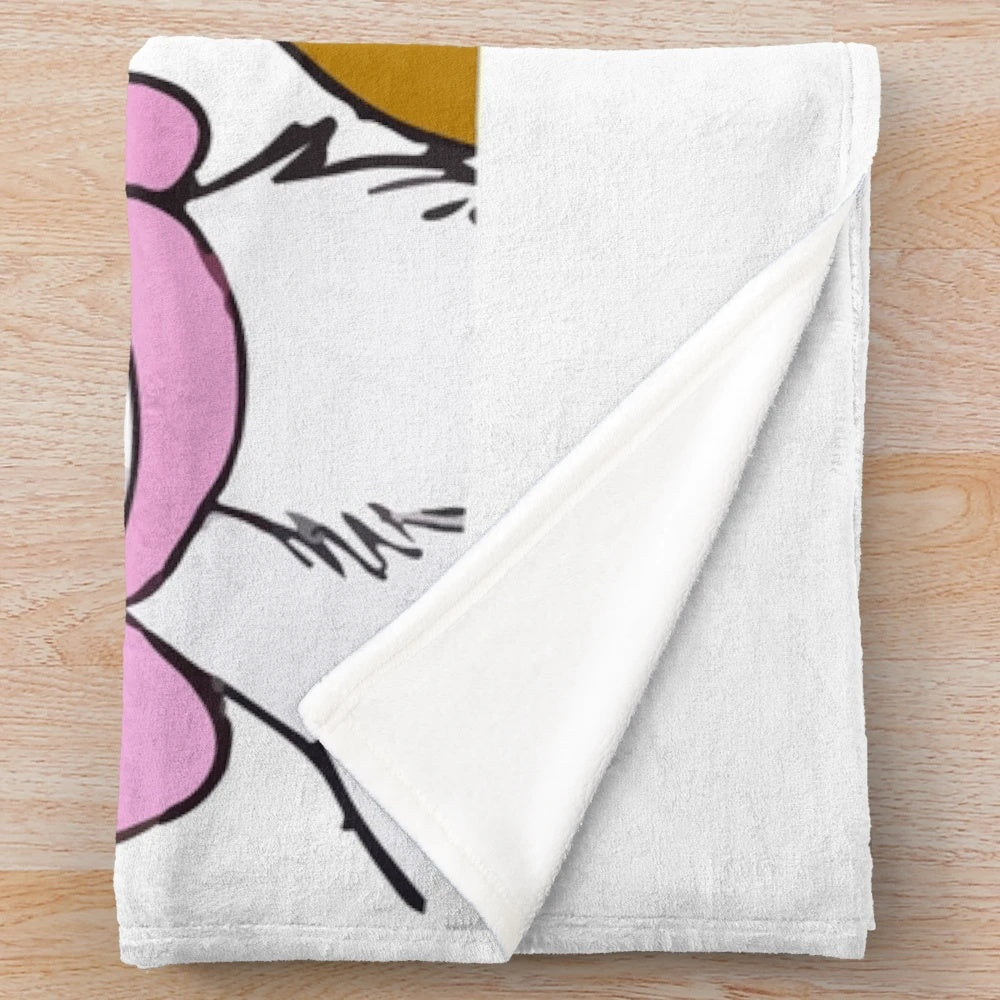 Aristocats Plush Blanket featuring Marie, Berlioz, and Toulouse