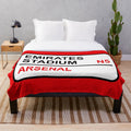Arsenal Emirates Stadium Football Sign Plush Blanket
