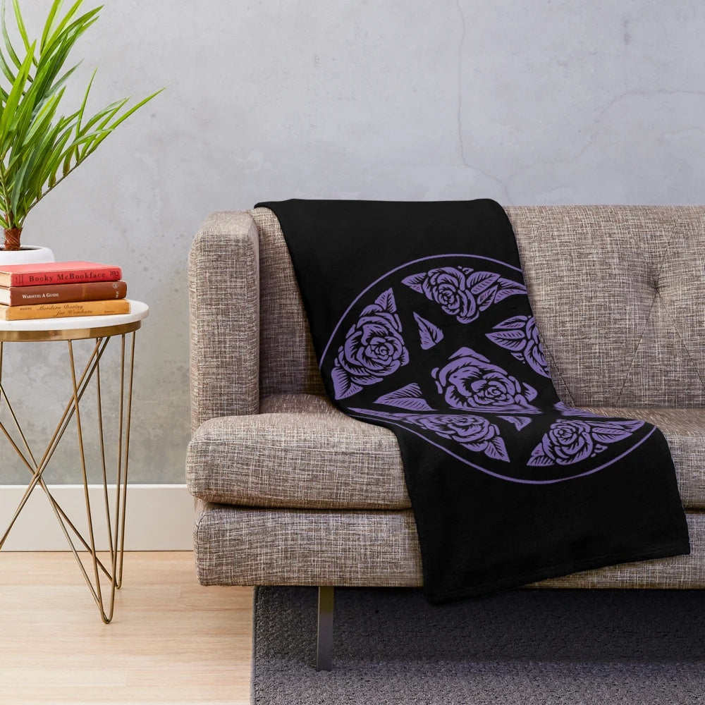 Art Heartagram Plush Blanket Featuring Ville Valo's Iconic Symbol