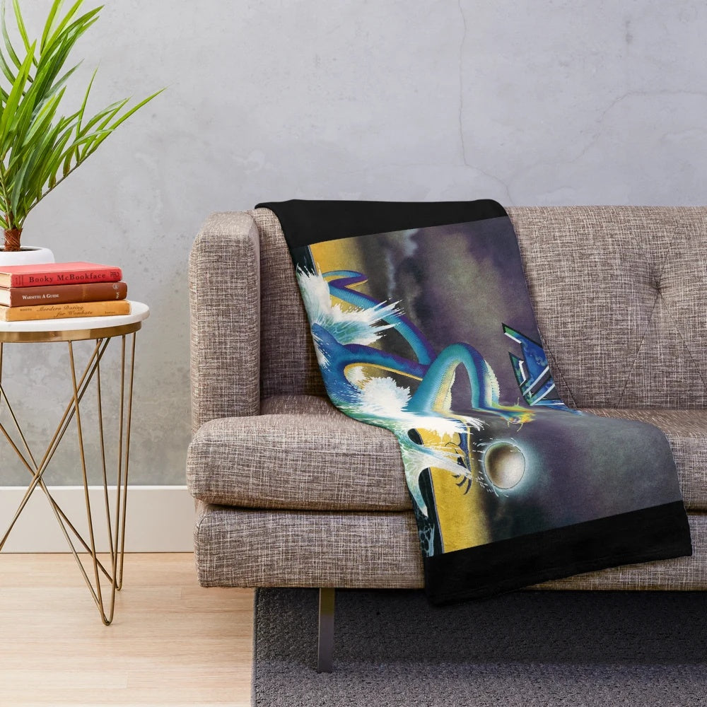 Soft and plush Asia-themed blanket for cozy home decor