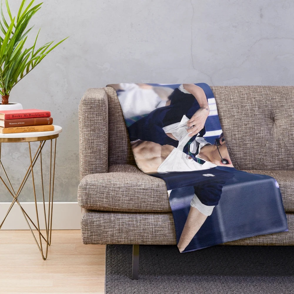 Ateez Seonghwa Inspired Plush Blanket