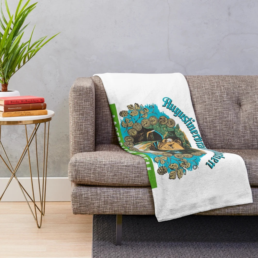 Augustiner Munich Lagerbier Hell Classic Plush Blanket