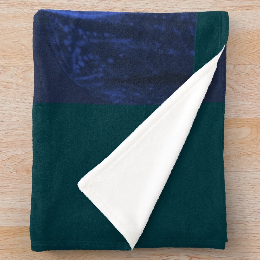 Soft and plush blanket featuring the image of Norwegian artist Aurora Aksnes