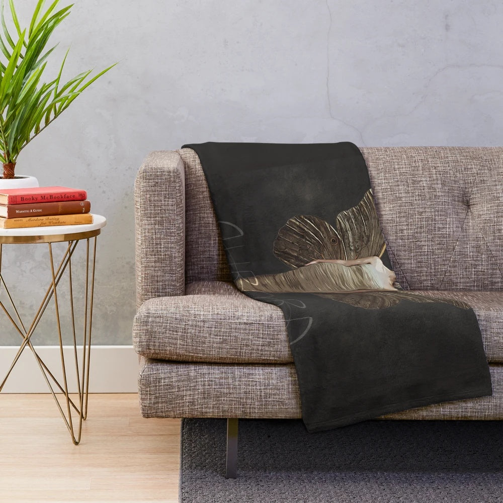 Soft and plush blanket featuring the artwork and music of artist Aurora Aksnes