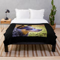 Australian Cattle Dog portrait printed on a soft, plush blanket