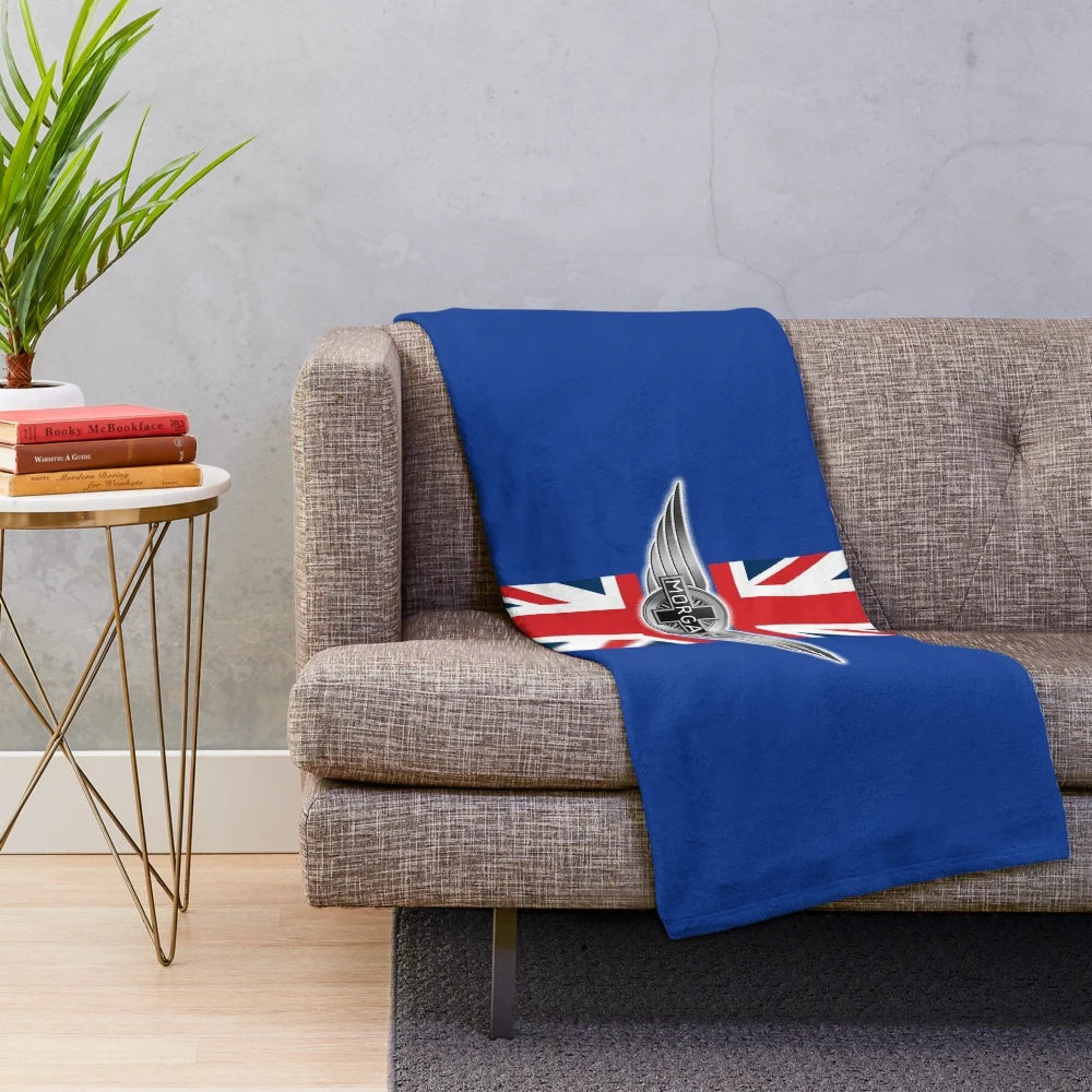 Morgan Automobiles Plush Blanket for Automotive Enthusiasts