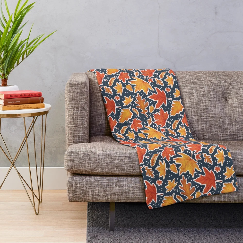 Autumn Nights Plush Blanket with Soft, Warm Fabric