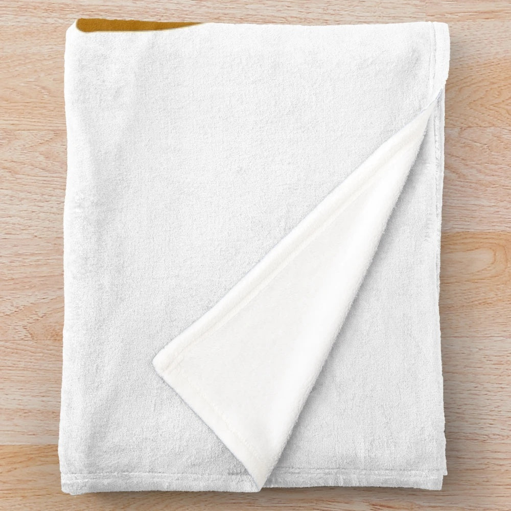 Cozy autumn plush blanket with nature-inspired design