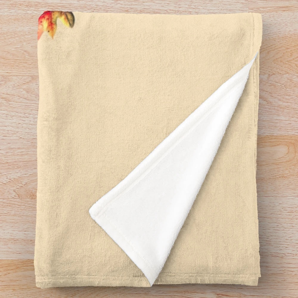 Cozy and soft plush blanket perfect for fall and winter