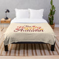 Cozy autumn plush blanket with fall leaves and nature-inspired design