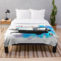 Avanti by Studebaker plush blanket featuring a classic car design