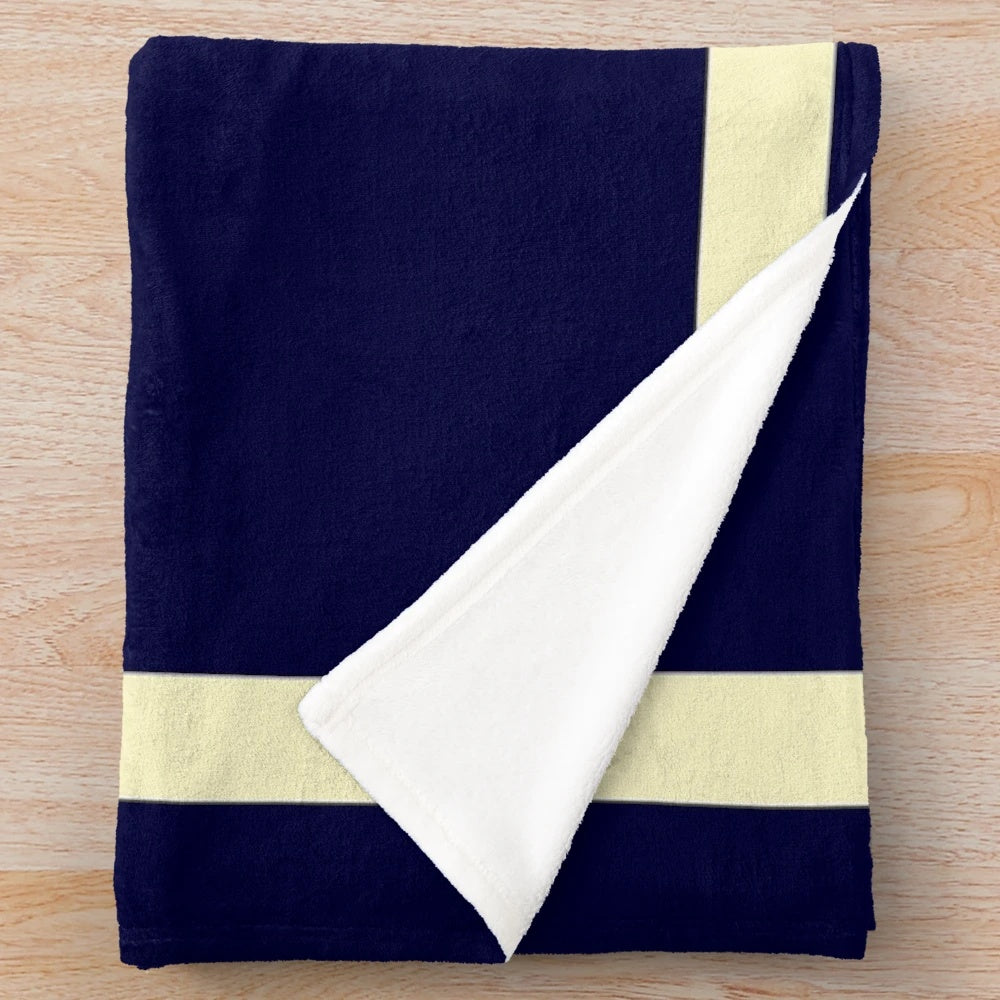 Cozy plush blanket with Order of the White Lotus design, inspired by Avatar: The Last Airbender