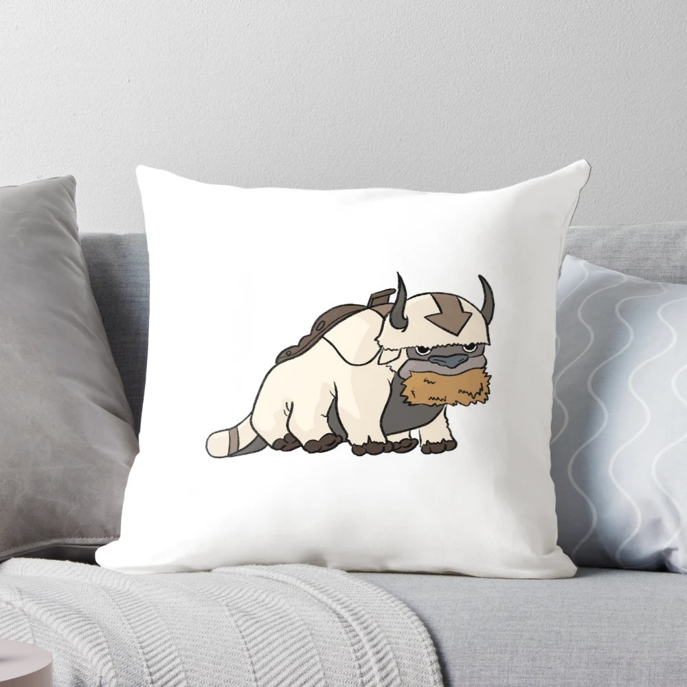 Plush pillow featuring Appa, the sky bison from Avatar: The Last Airbender