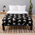 Soft and cuddly axolotl plush blanket with a cute neotenic salamander design