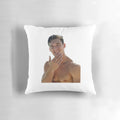 A plush and comfortable pillow featuring a shirtless image of Tyler Cameron, a popular contestant from the Bachelor franchise.