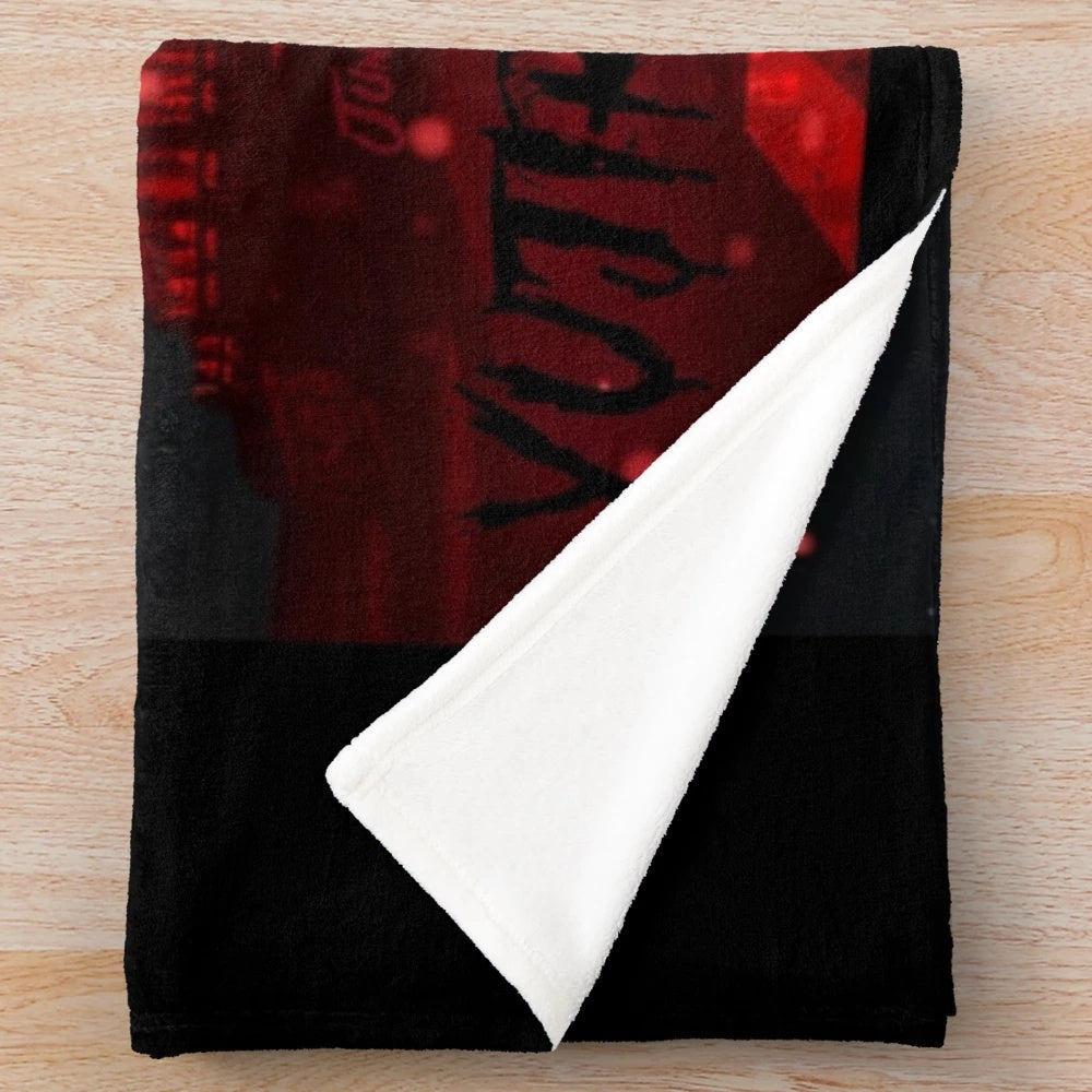 Baki the Grappler-themed plush blanket for anime enthusiasts