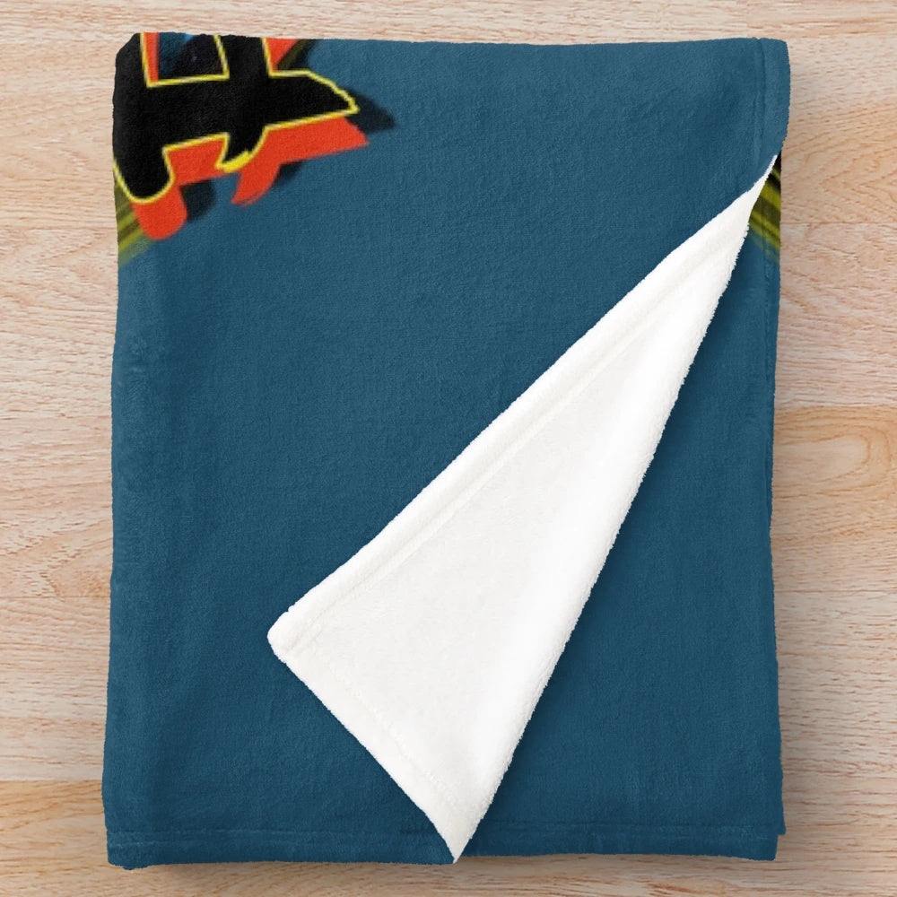 Soft and warm plush blanket featuring a "Eat Sleep Bake Repeat" design for baking enthusiasts