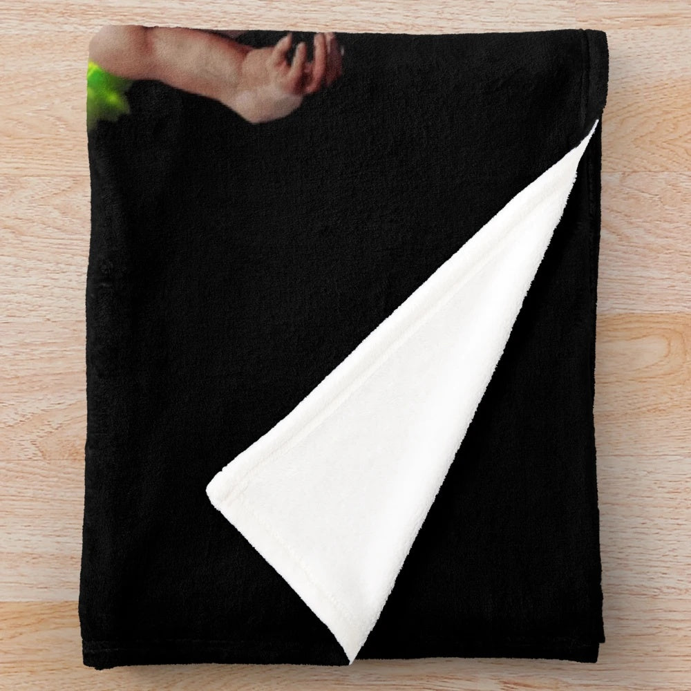 Baldur's Gate Themed Plush Blanket Featuring the Character Halsin