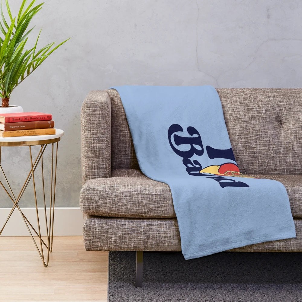 Soft and Comfortable Band Plush Blanket with French Horn Design