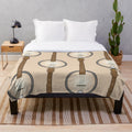 Banjo plush blanket featuring a musical instrument design
