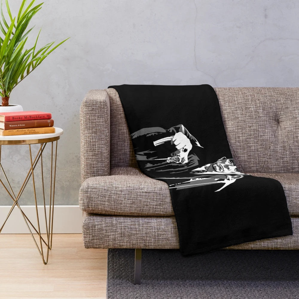 Barnabas Collins Dark Shadows Vampire Plush Blanket