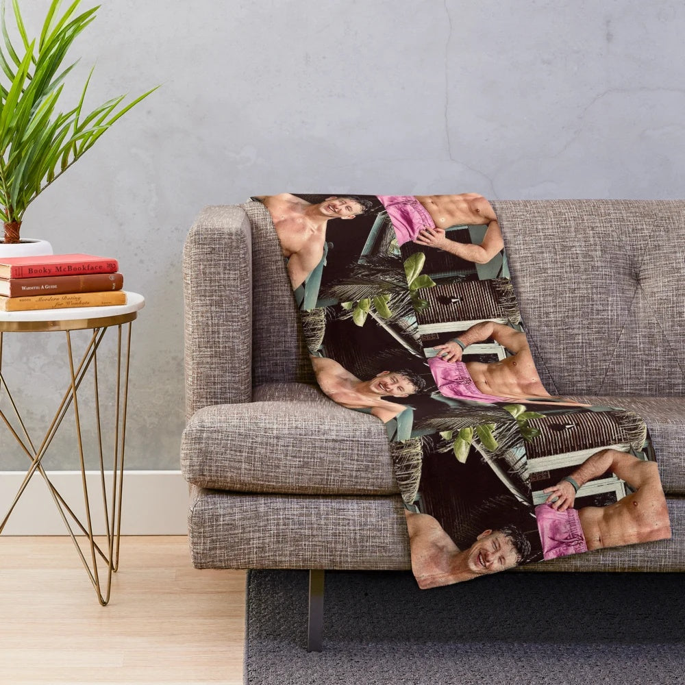 Barry Keoghan inspired plush blanket