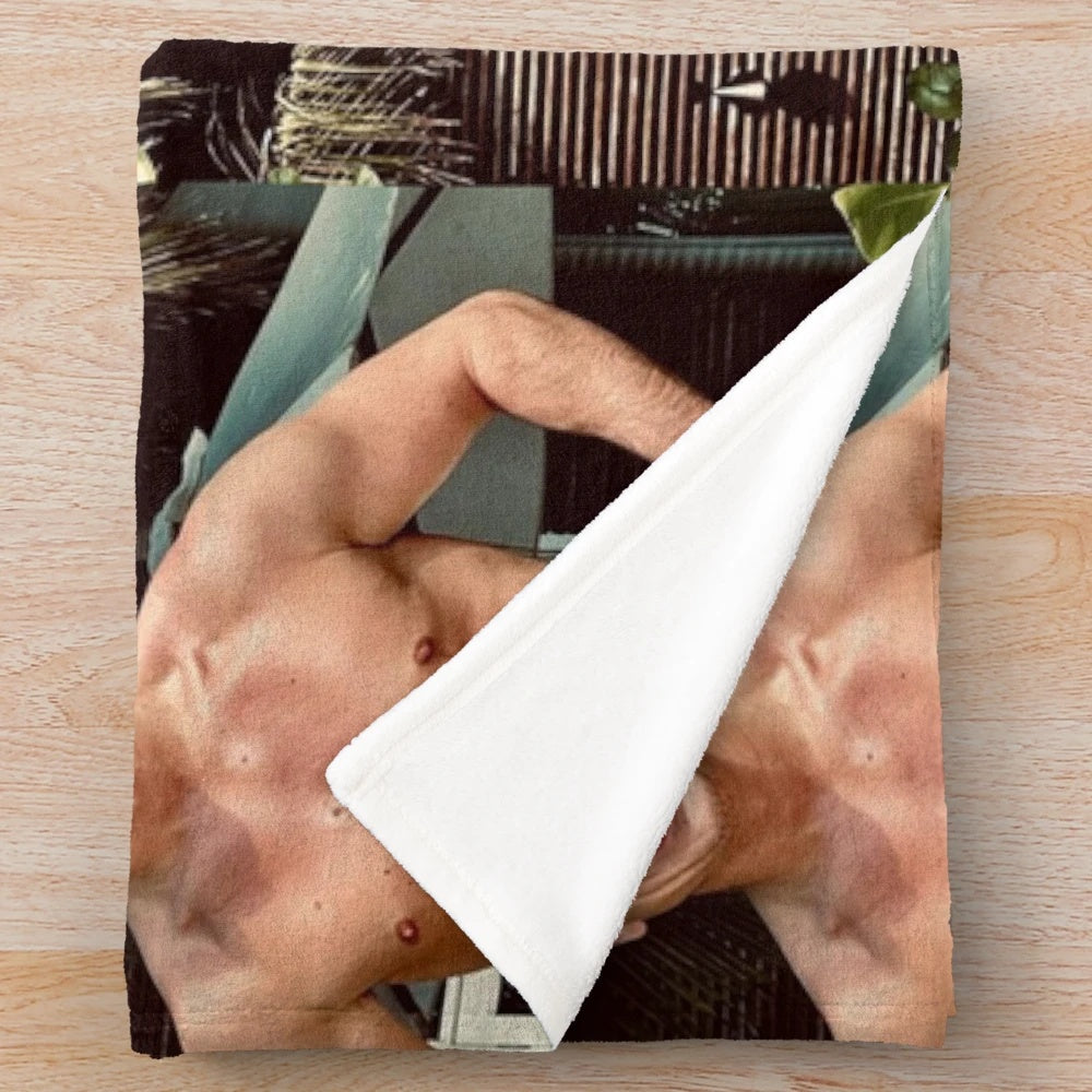 Barry Keoghan inspired plush blanket