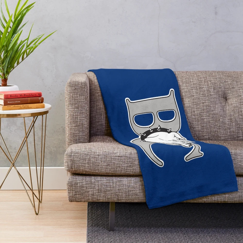 Barton Bulldogs plush blanket with team logo