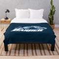 Baruch Bearcats plush blanket for college sports fans