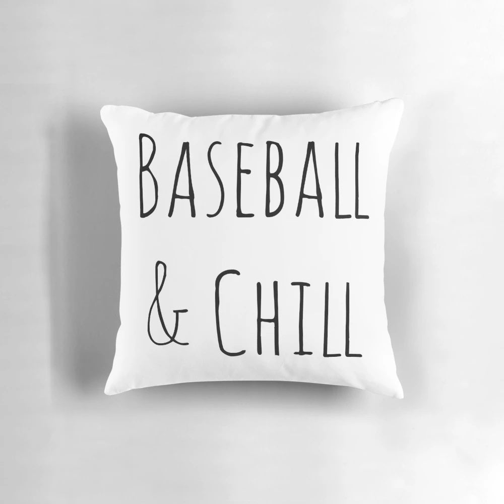 A soft, plush baseball-themed pillow for sports enthusiasts to enjoy comfort and relaxation.