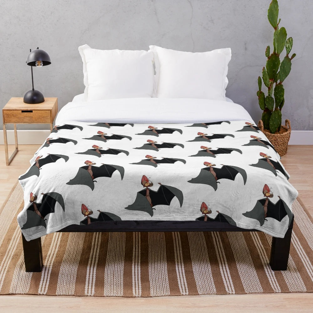 Batty Koda Plush Blanket from the FernGully Movie