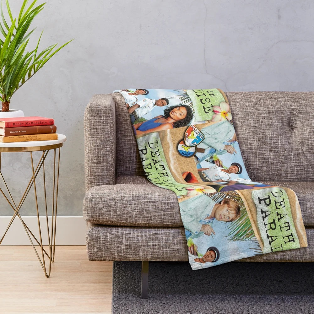 BBC Death in Paradise inspired plush blanket