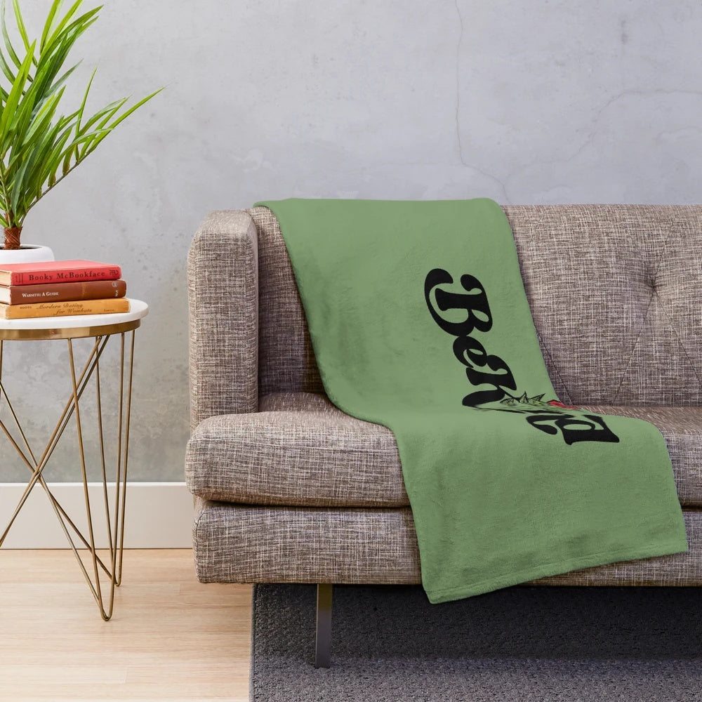 Be Kind" plush blanket with soft, comforting design