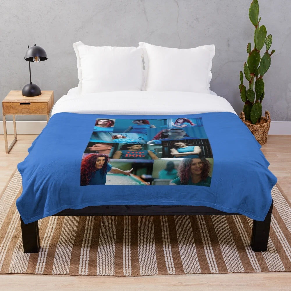 Bea Smith plush blanket inspired by the Wentworth TV drama